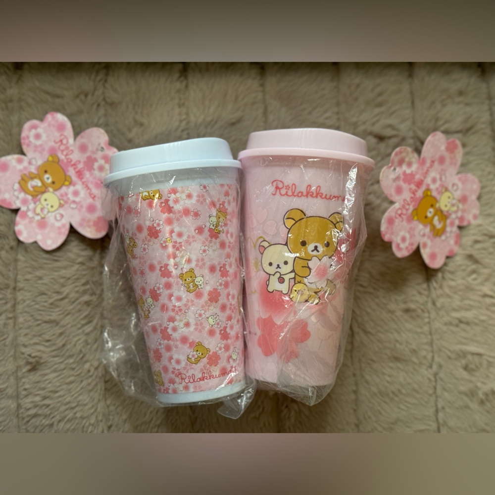 Rilakkuma Reusable Cups - NWT
